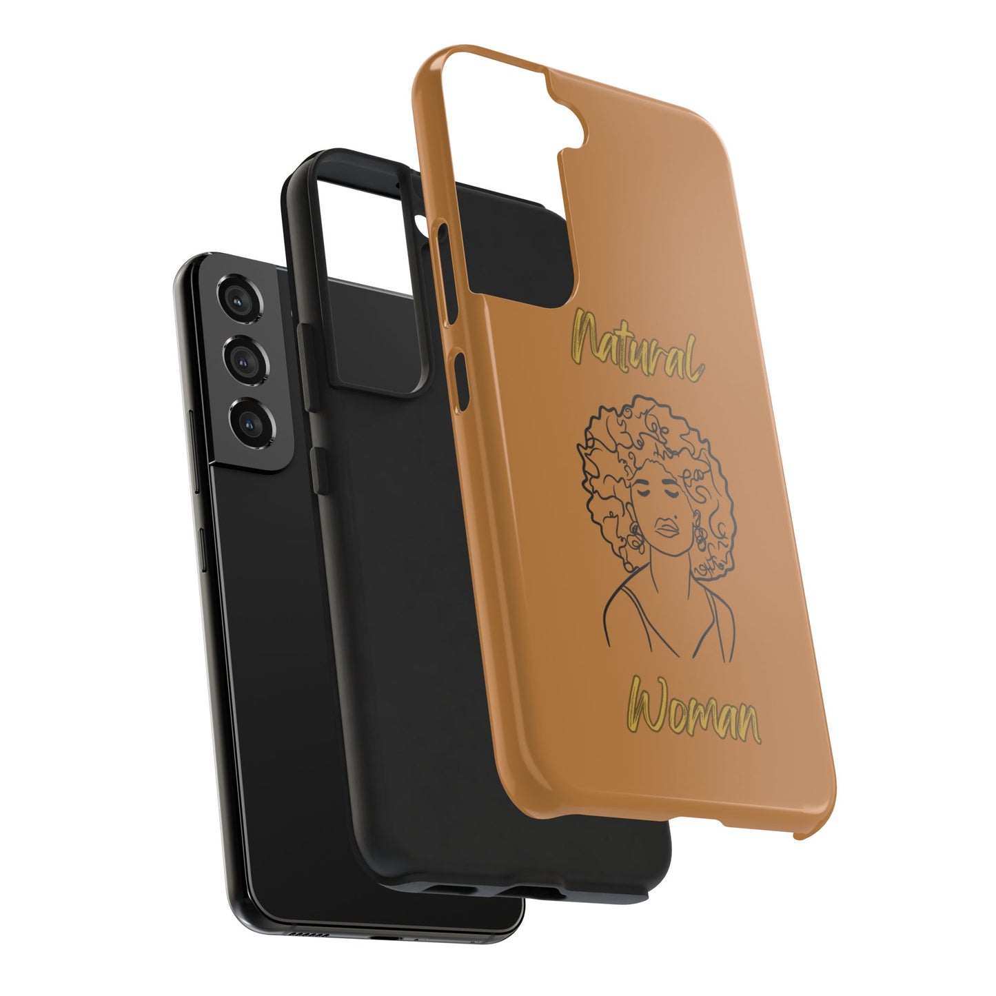 Natural Woman All About Me (BL)Tough Phone Cases LIGHT BROWN