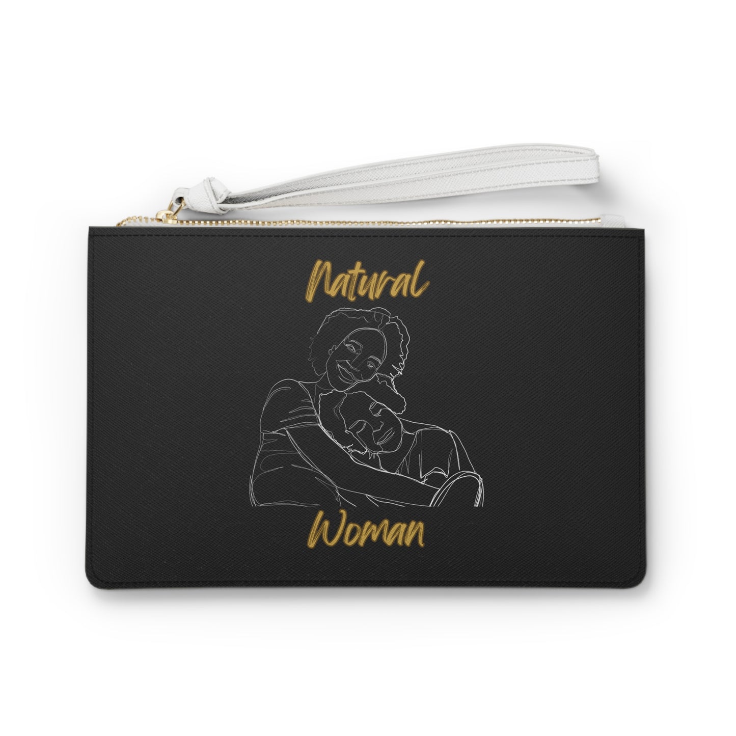 Natural Woman Loving Embrace (WL) Clutch Bag BLACK