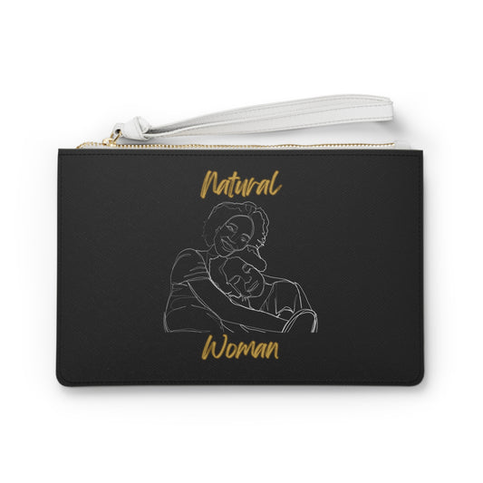 Natural Woman Loving Embrace (WL) Clutch Bag BLACK