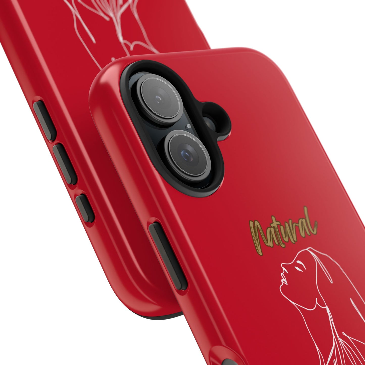 Natural Woman Appreciation (WL) Tough Phone Cases DARK RED