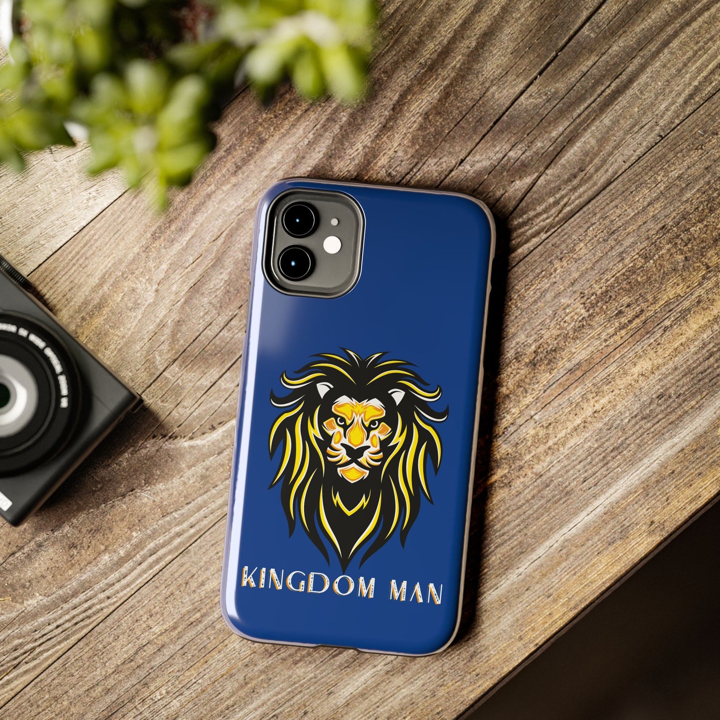 Kingdom Man (White-Gold Label) Tough Phone Case DARK BLUE