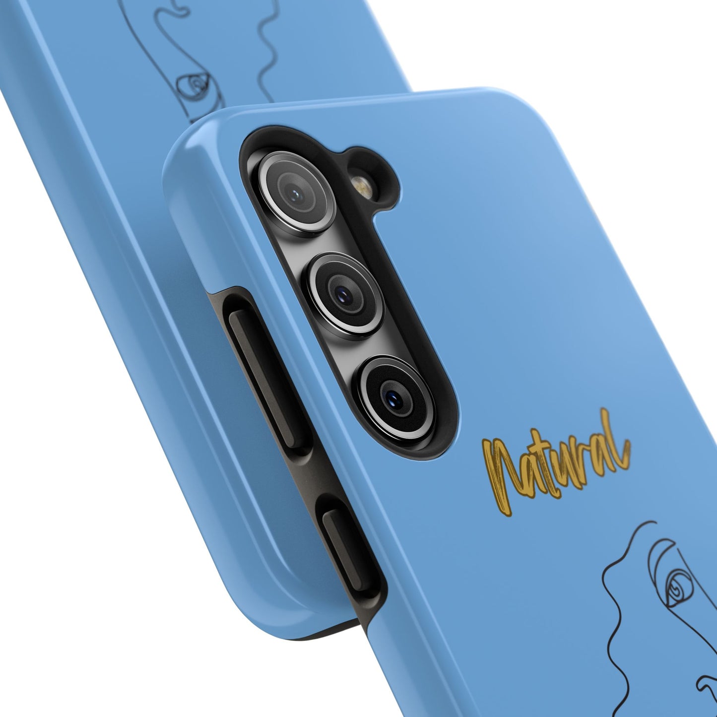 Natural Woman Peekaboo (BL)Tough Phone Cases LIGHT BLUE