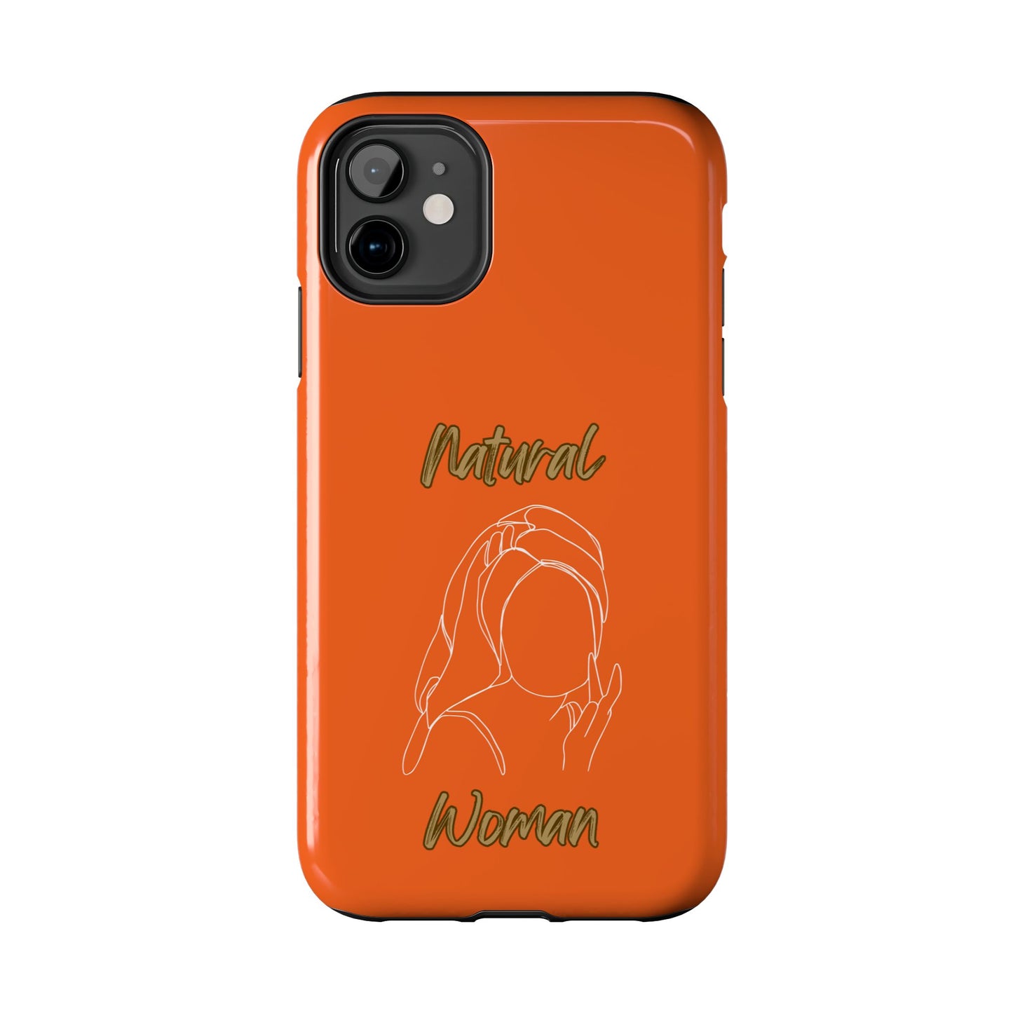 Natural Woman Towel Wrapped (WL)Tough Phone Cases ORANGE