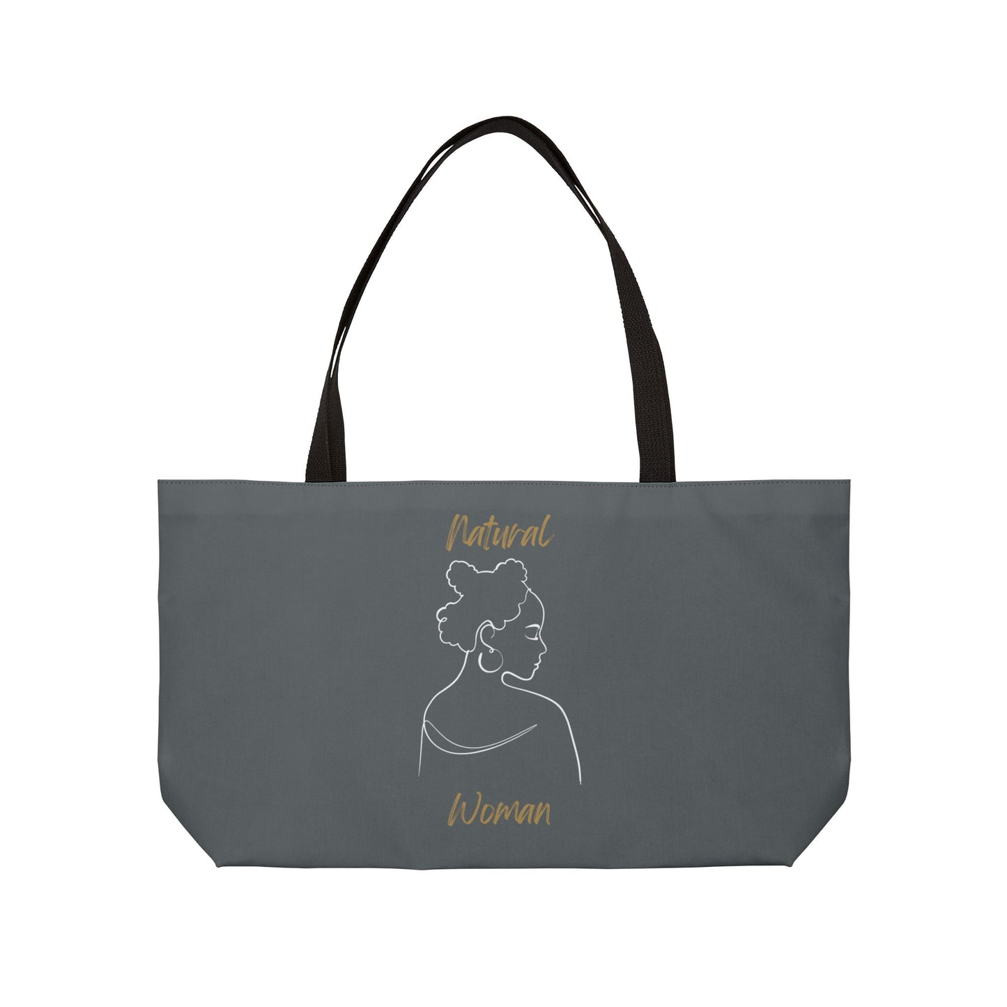 Natural Woman Twist (WL) Weekender Tote Bag DARK GREY