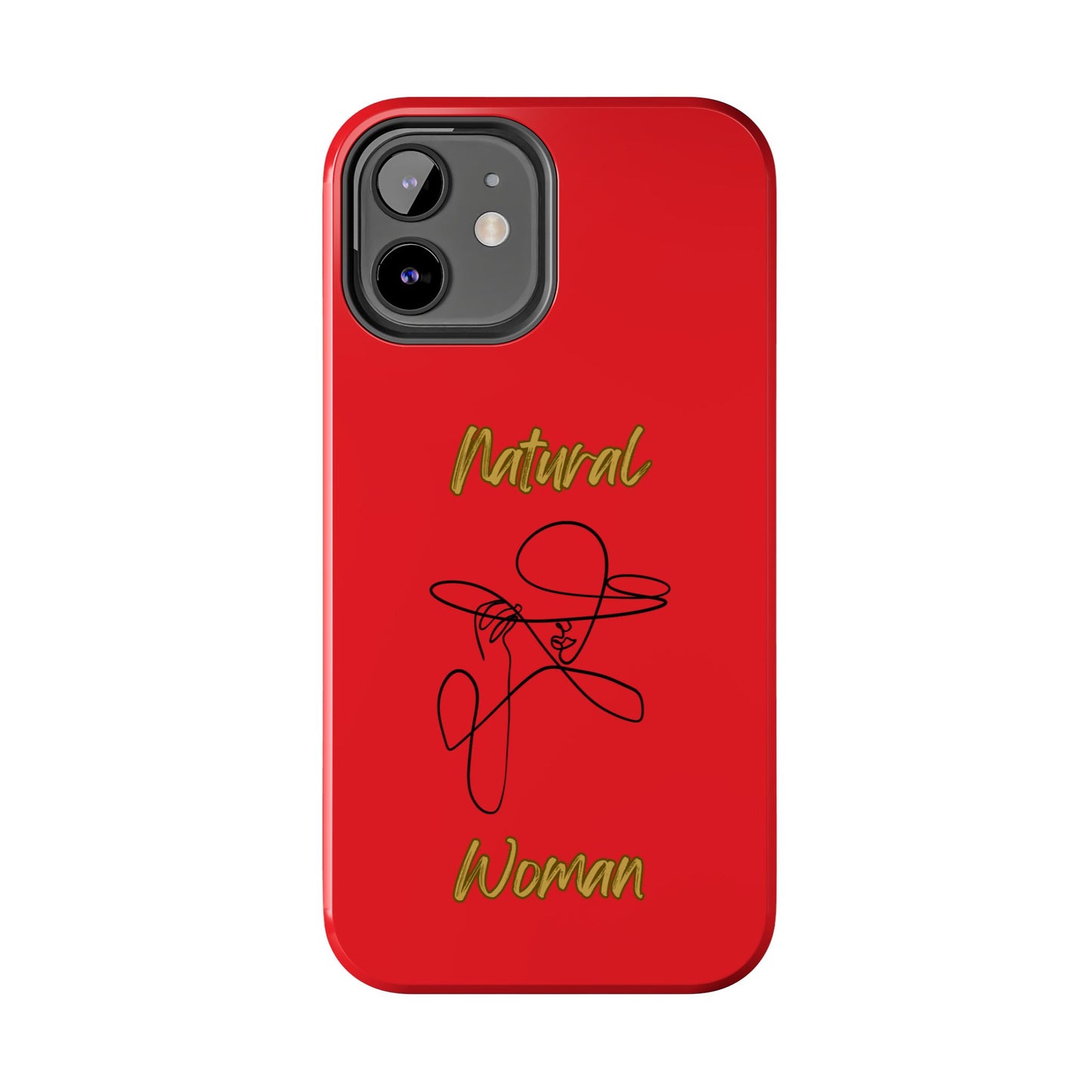 Natural Woman An Original (BL)Tough Phone Cases RED