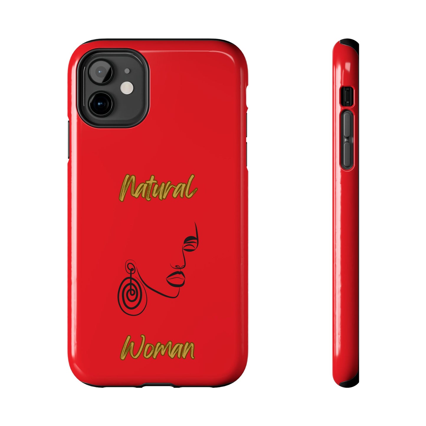 Natural Woman Music In My Soul (BL)Tough Phone Cases RED