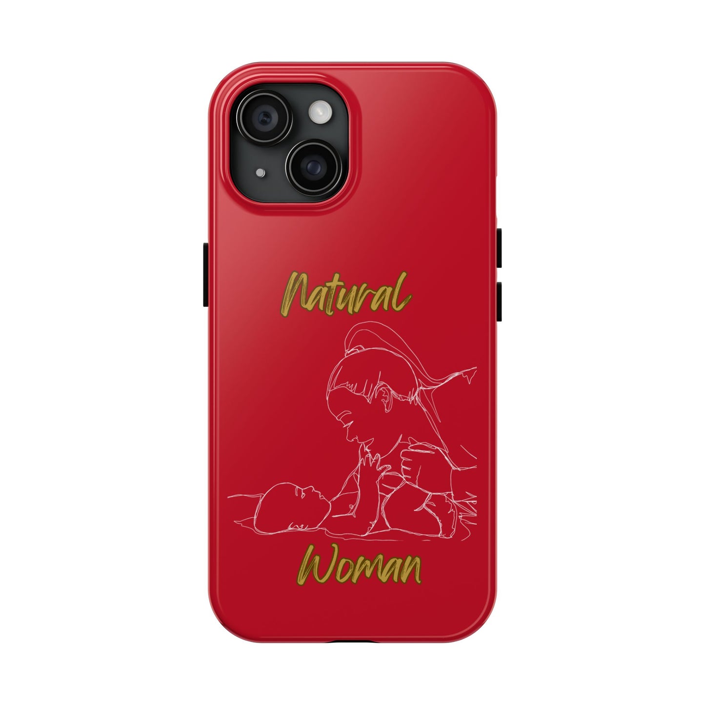 Natural Woman New Life (WL)Tough Phone Cases DARK RED