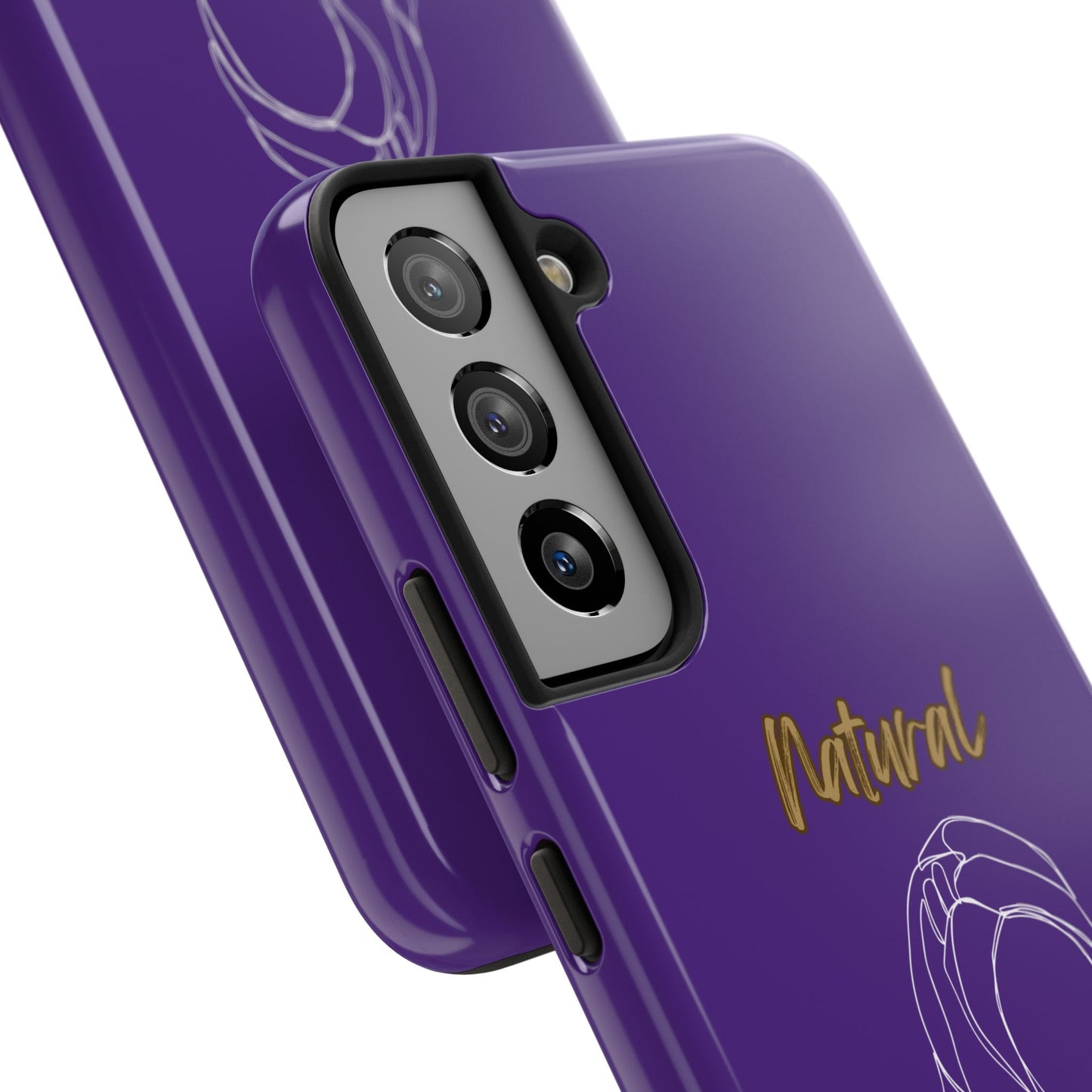 Natural Woman Towel Wrapped (WL)Tough Phone Cases PURPLE