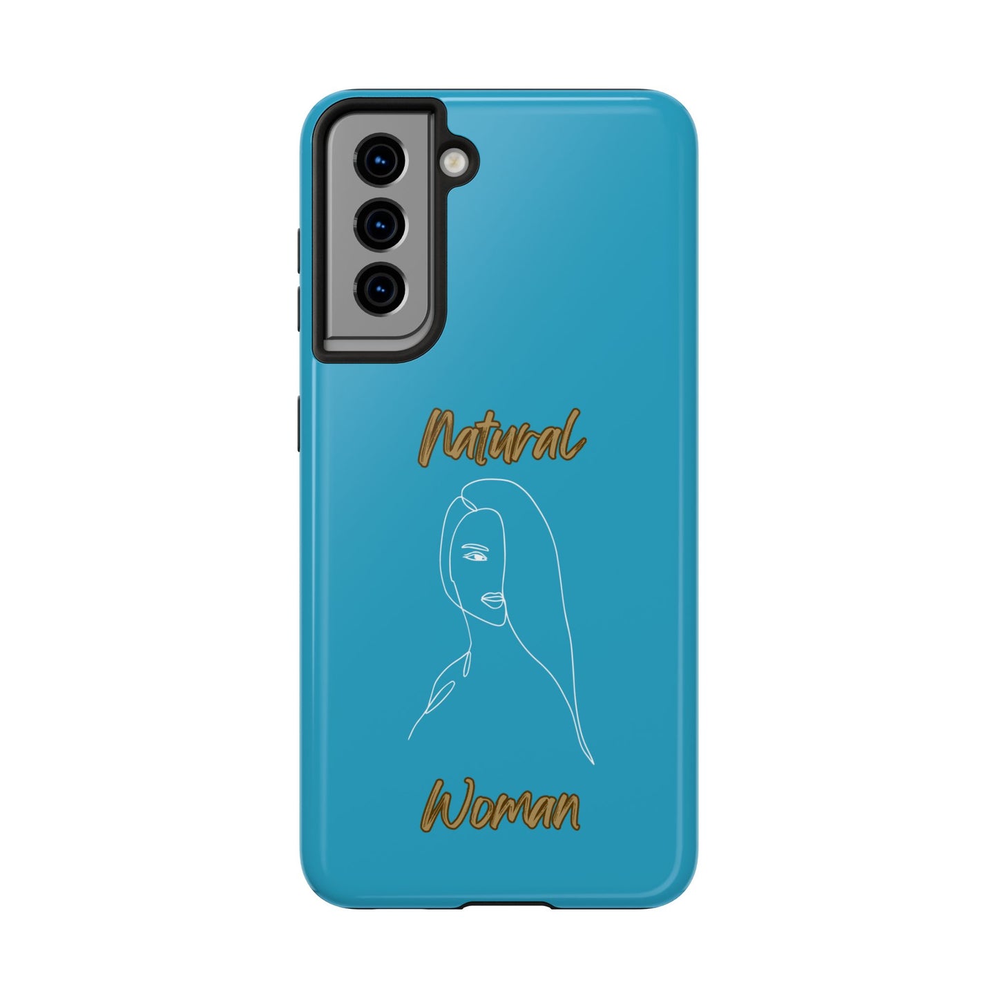 Natural Woman Covered Eye (WL)Tough Phone Cases TURQUOISE