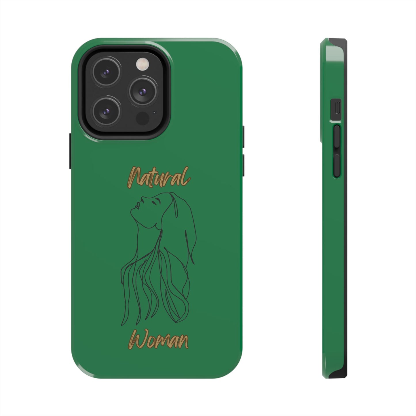 Natural Woman Appreciation (BL) Tough Phone Cases DARK GREEN