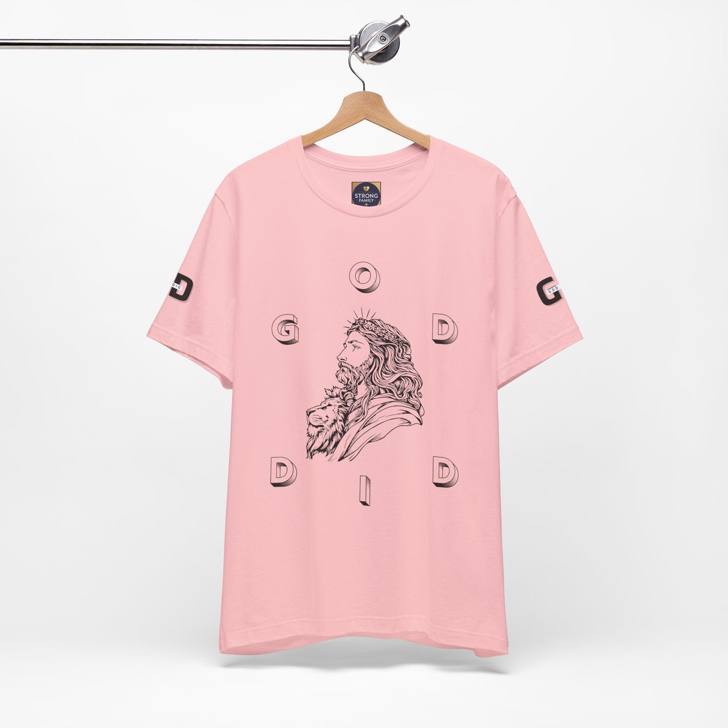 "GOD DID" —(BL) Jesus/Lion Profile