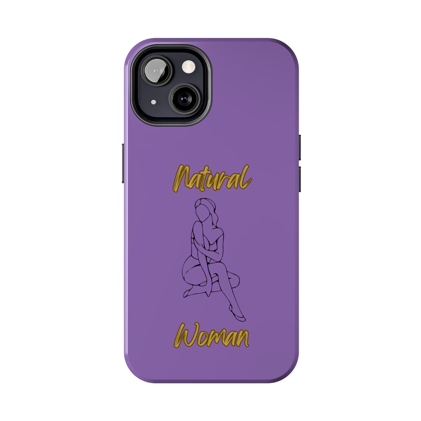 Natural Woman Shoulder Action (BL)Tough Phone Cases LIGHT PURPLE