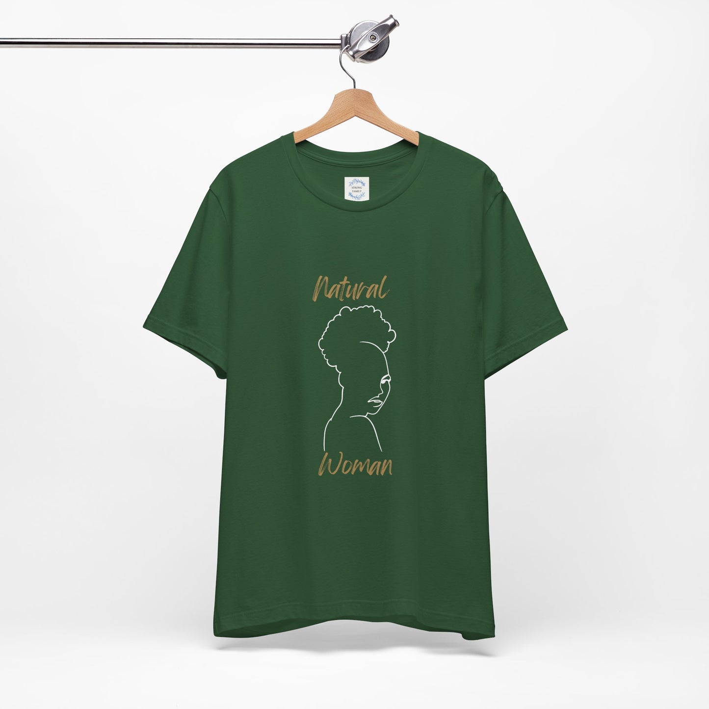 Natural Woman Twist Afro (WL) Short Sleeve T-Shirt