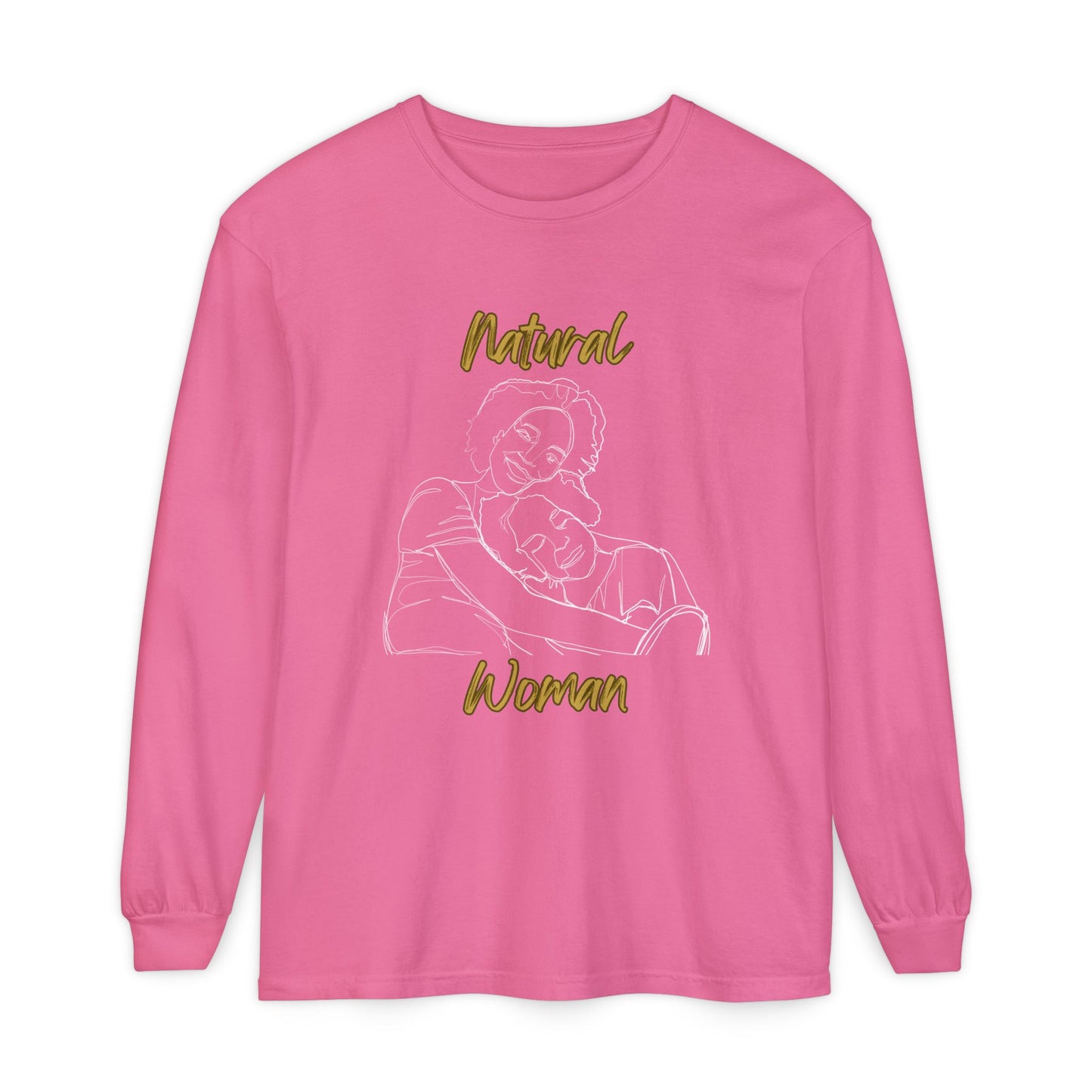 Natural Woman Loving Embrace (WL) Long Sleeve T-Shirt