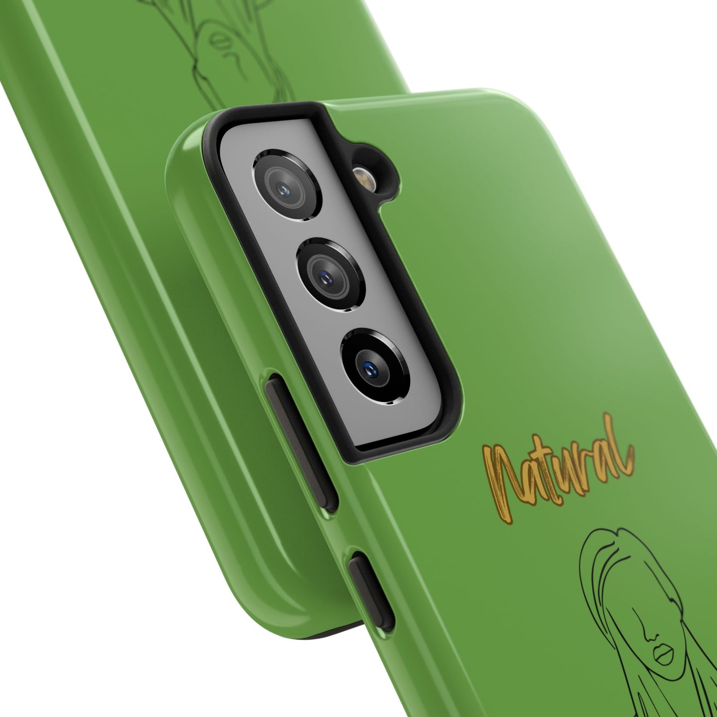Natural Woman Content (BL)Tough Phone Cases GREEN