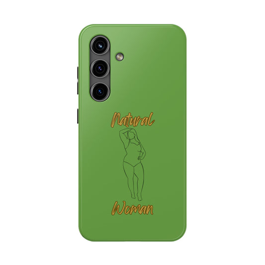 Natural Woman Looking Good (BL)Tough Phone Cases GREEN