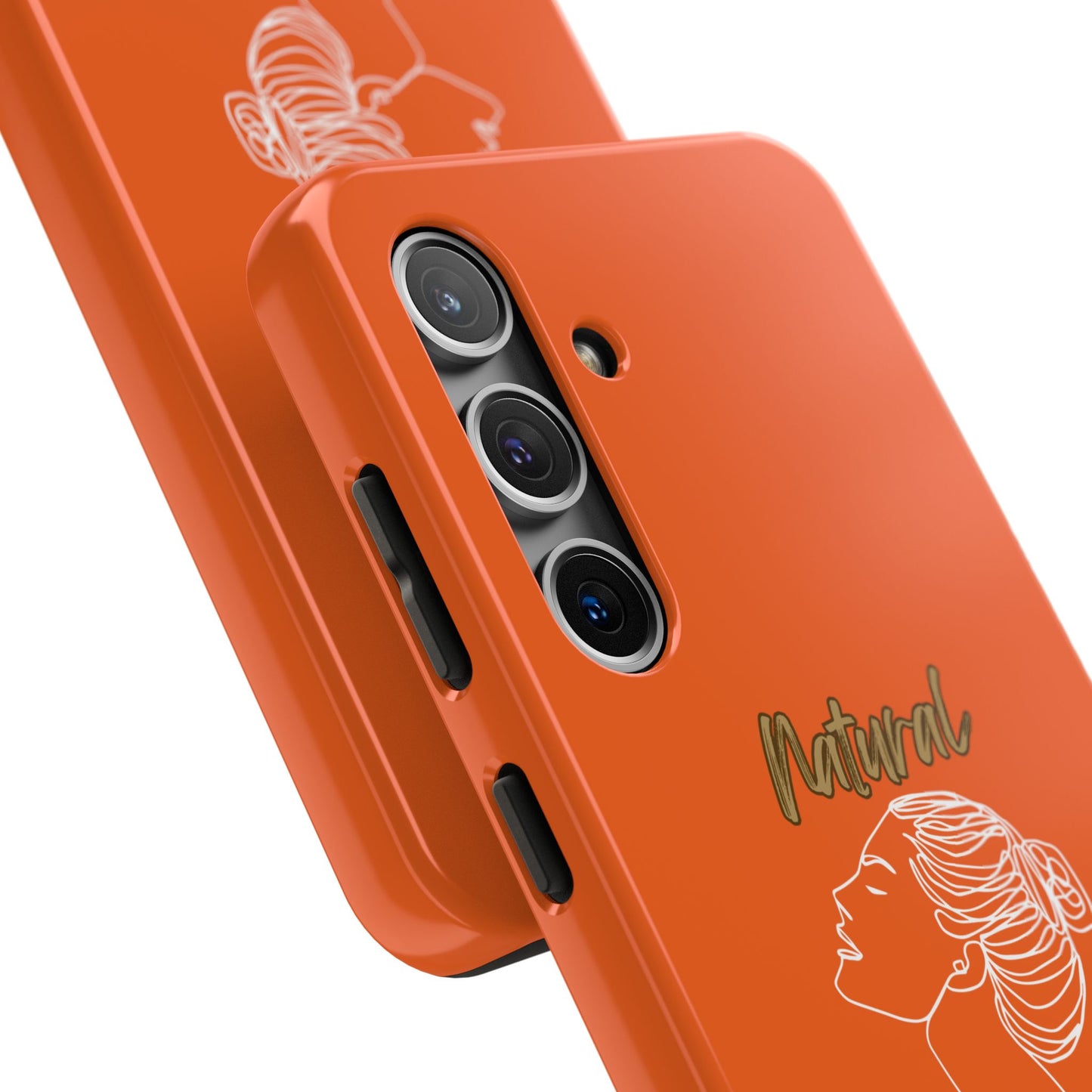 Natural Woman Wet Bun (WL) Tough Phone Cases ORANGE