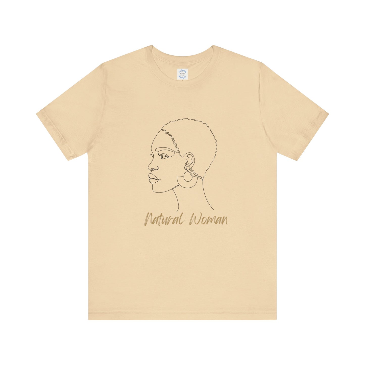 NATURAL WOMAN Finger Waves (BL) Short Sleeve T-Shirt