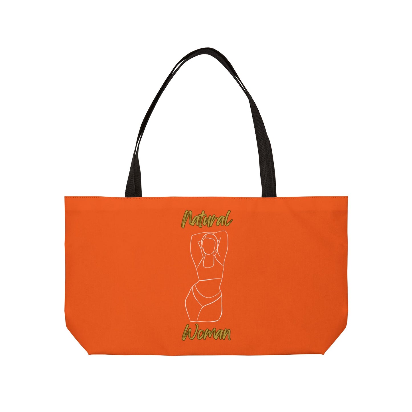 Natural Woman I Love Me (WL) Weekender Tote Bag ORANGE