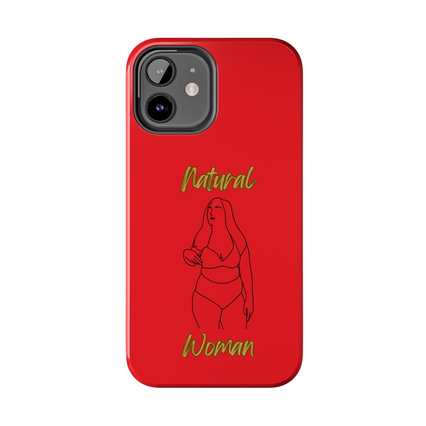 Natural Woman Full Beauty (BL)Tough Phone Cases RED