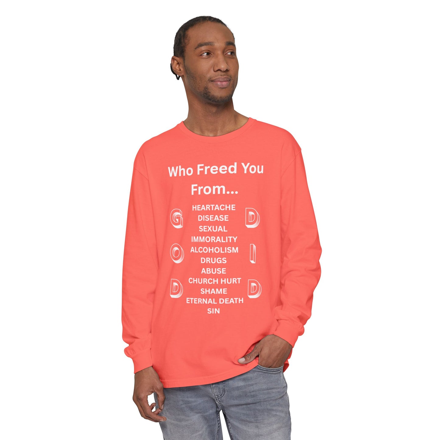"GOD DID" (WL) Long Sleeve T-Shirt