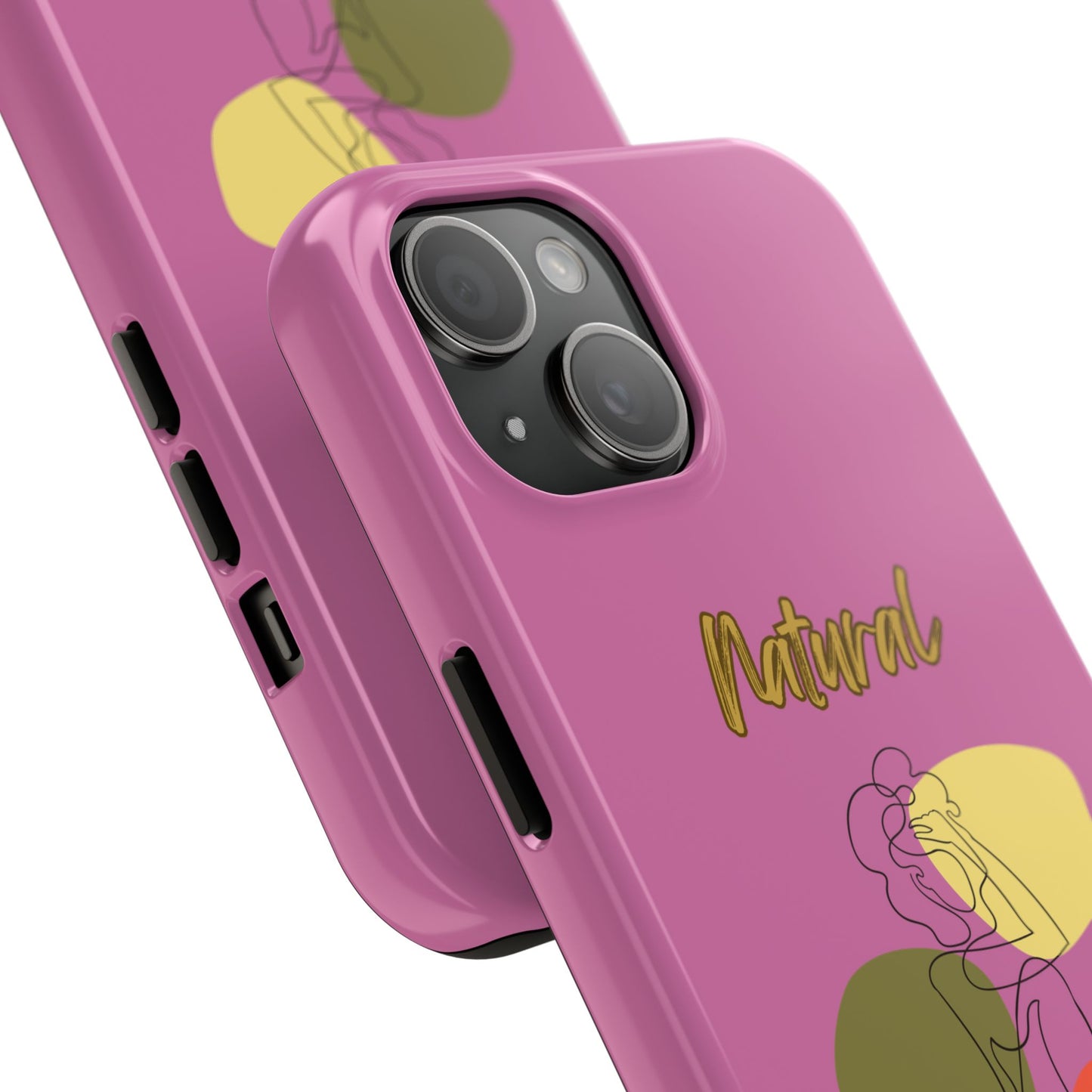 Natural Woman Colorful Pose (BL)Tough Phone Cases LIGHT PINK