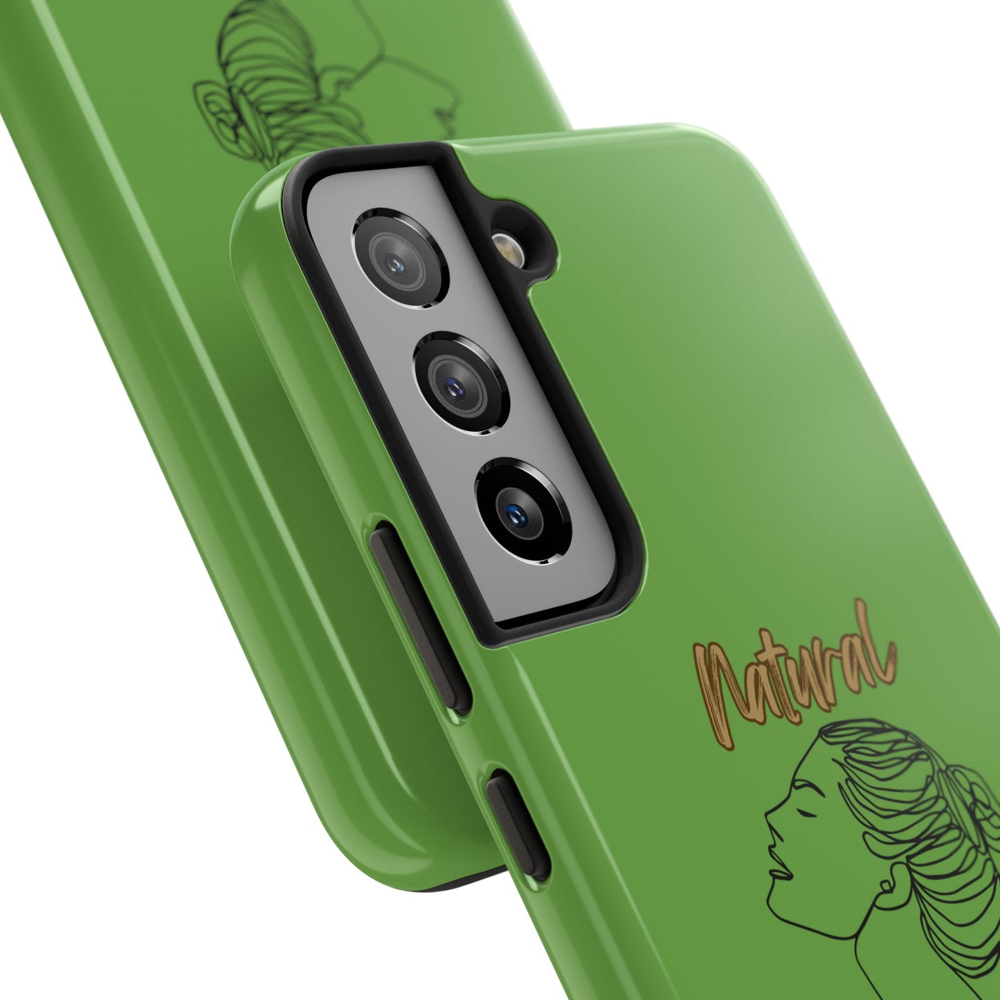 Natural Woman Wet Bun (BL) Tough Phone Cases GREEN