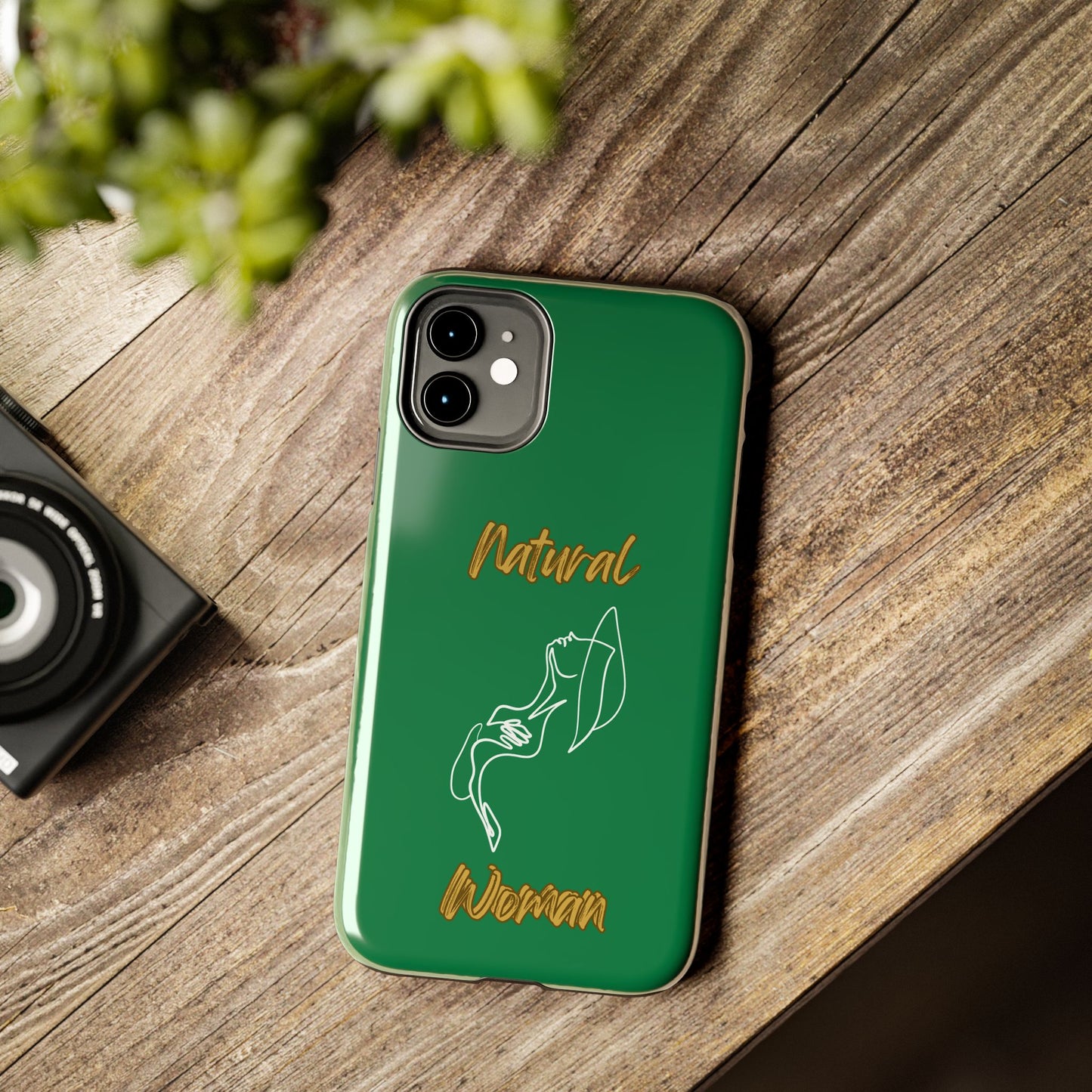 Natural Woman Free (WL)Tough Phone Cases DARK GREEN