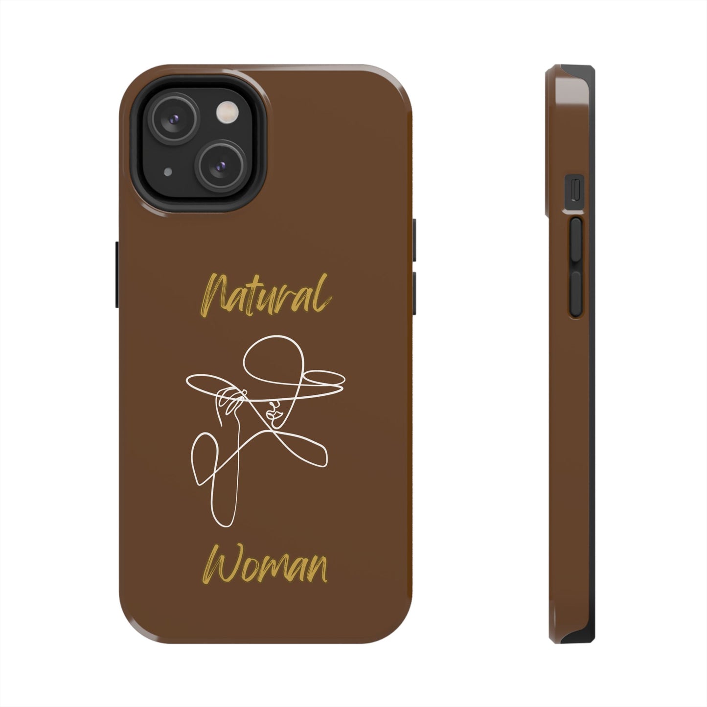 Natural Woman An Original (WL)Tough Phone Cases BROWN