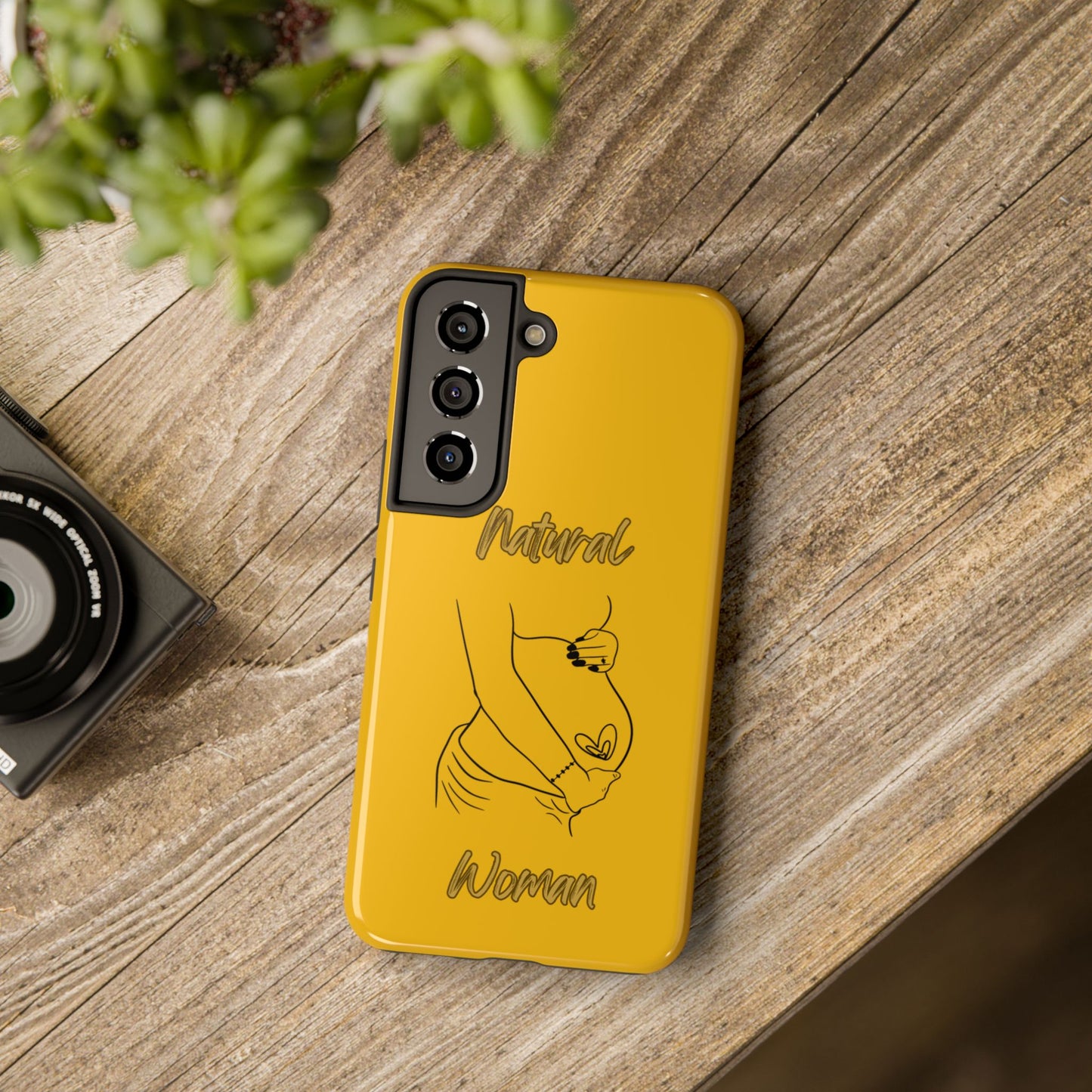 Natural Woman Loved In & Out (BL)Tough Phone Cases YELLOW