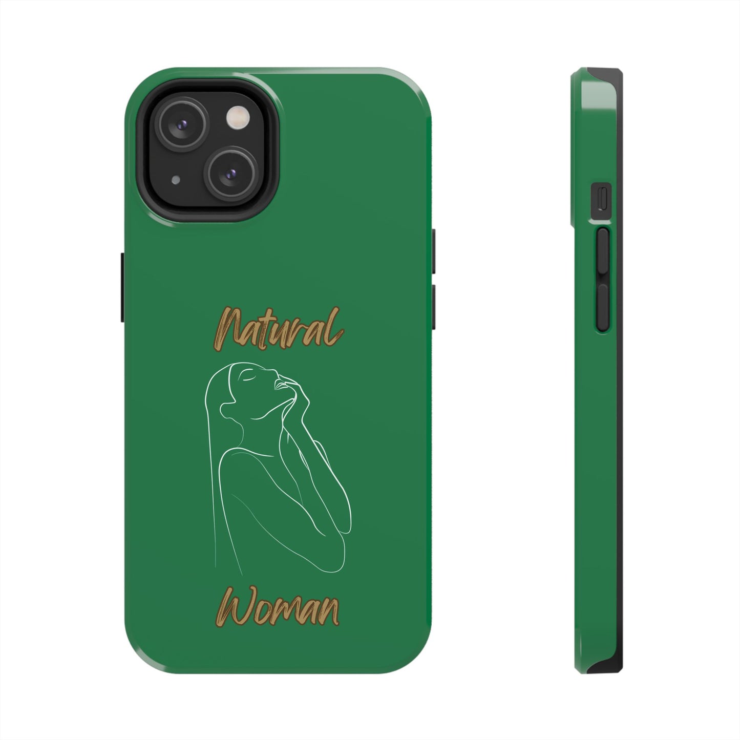 Natural Woman Thank You (WL) Tough Phone Cases DARK GREEN