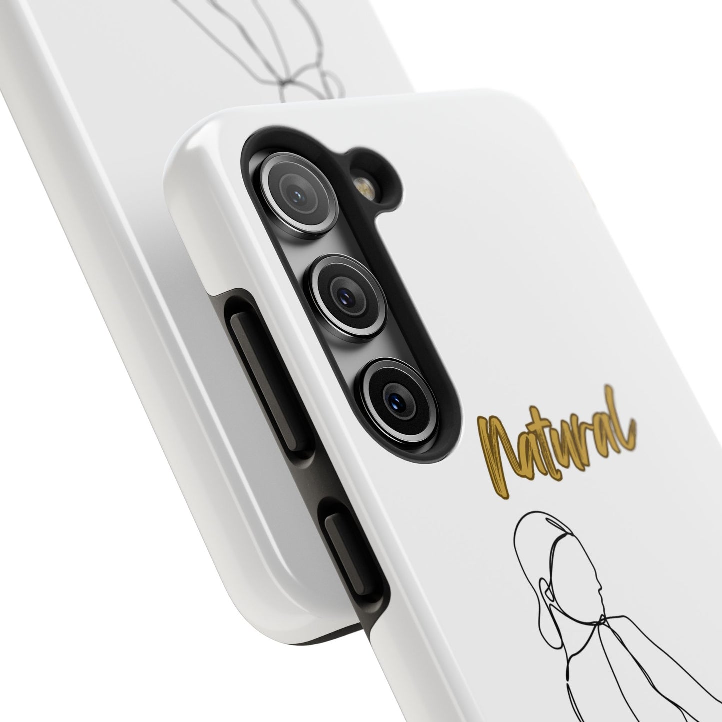 Natural Woman Hands Free (BL)Tough Phone Cases WHITE
