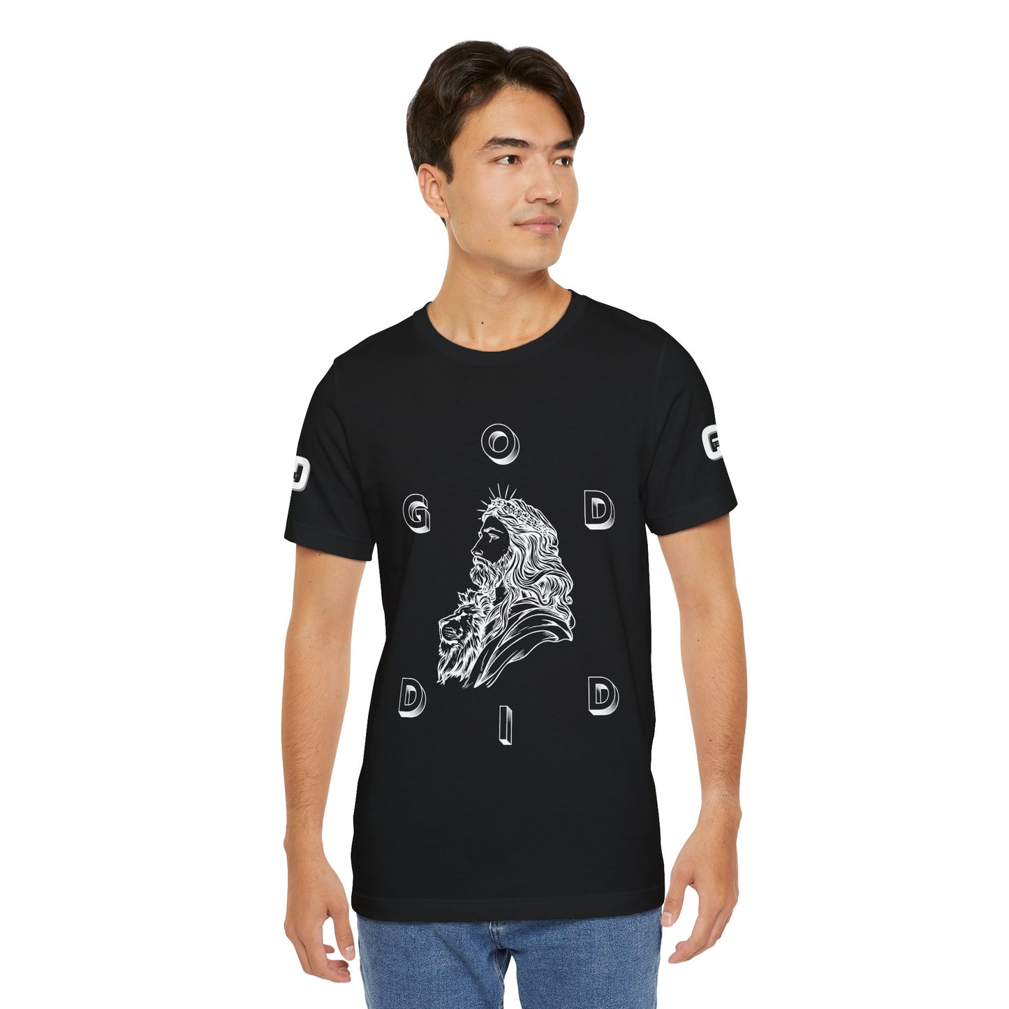 "GOD DID"  (WL) Jesus/Lion Profile