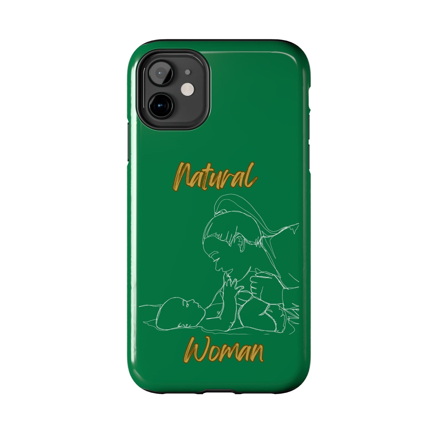 Natural Woman New Life (WL)Tough Phone Cases DARK GREEN