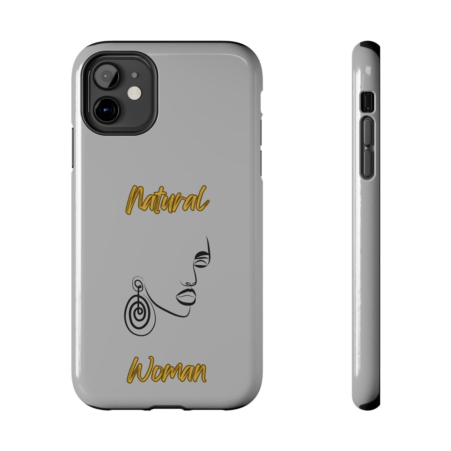 Natural Woman Music In My Soul (BL)Tough Phone Cases LIGHT GREY