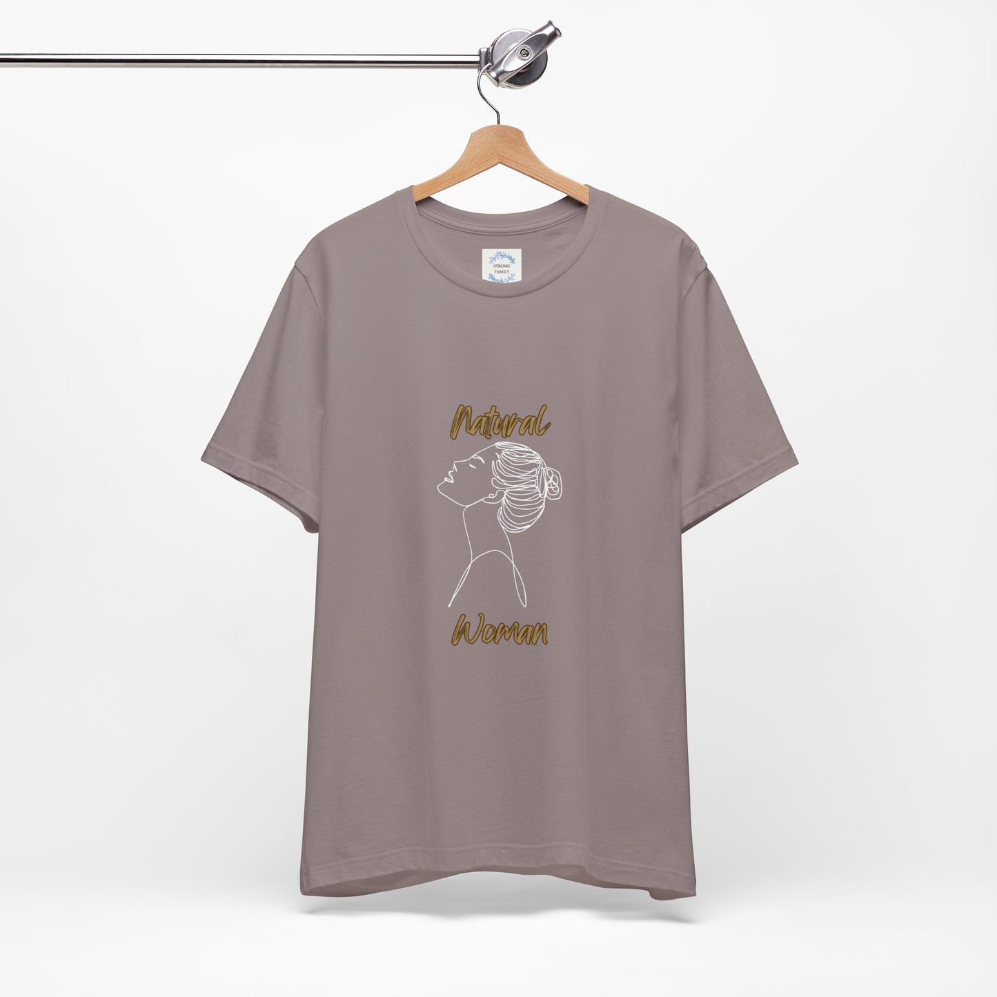 Natural Woman Wet Bun  (WL) Short Sleeve T-Shirt