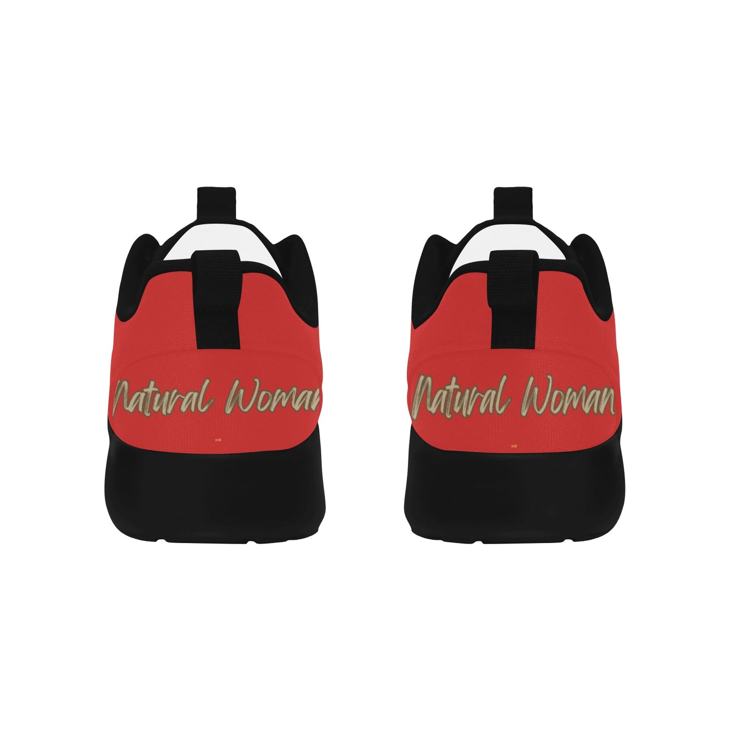 Natural Woman BACK (WL) RED w/ Black Sole Sneakers