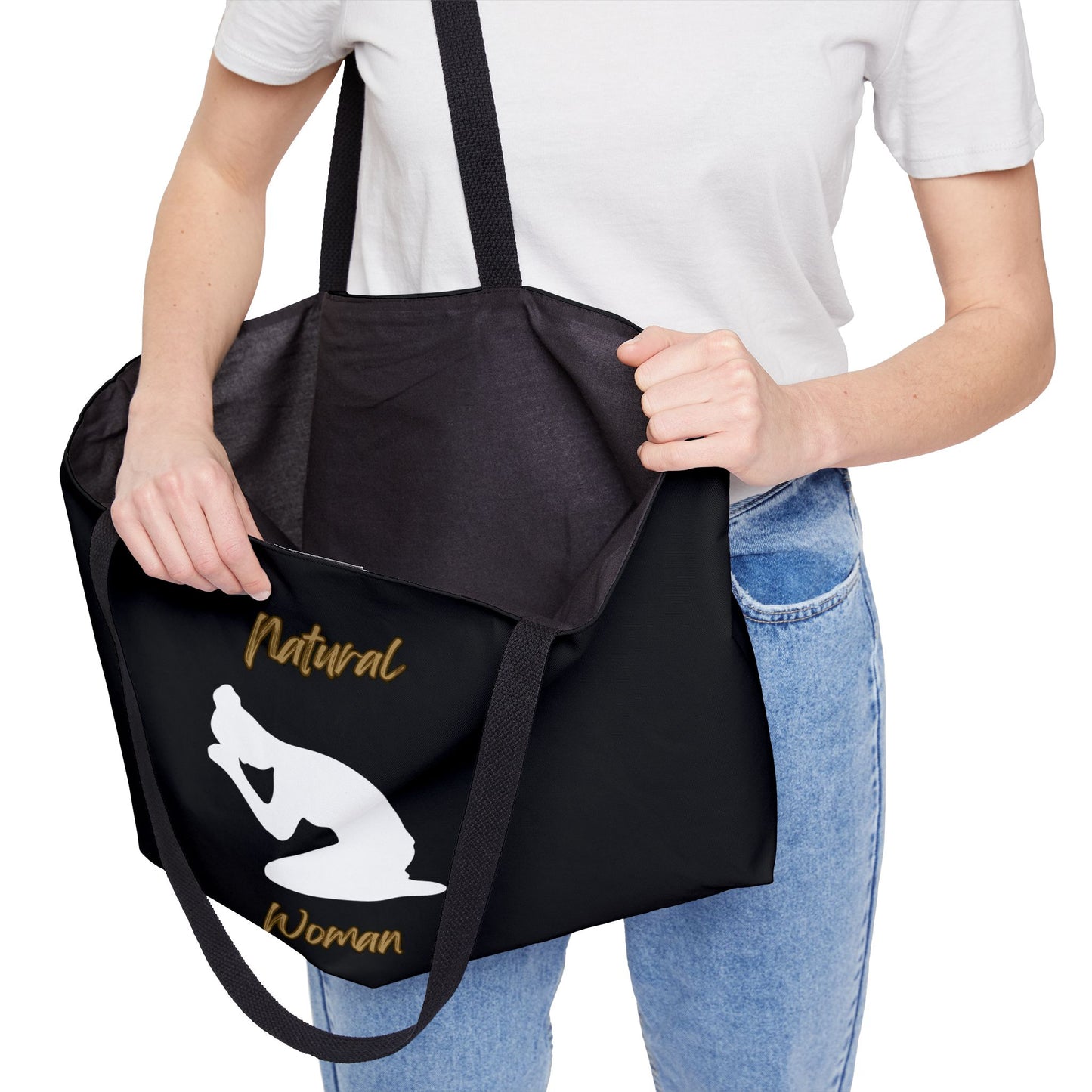 Natural Woman Pray (WL) Weekender Tote Bag BLACK