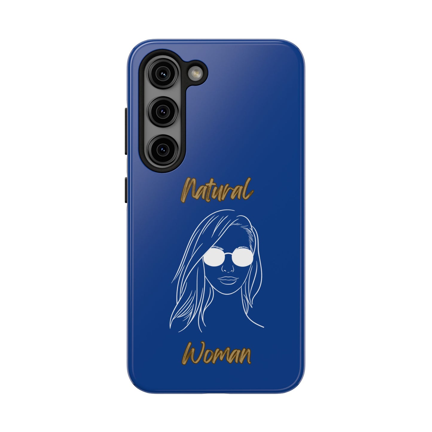 Natural Woman Shades (WL)Tough Phone Cases DARK BLUE