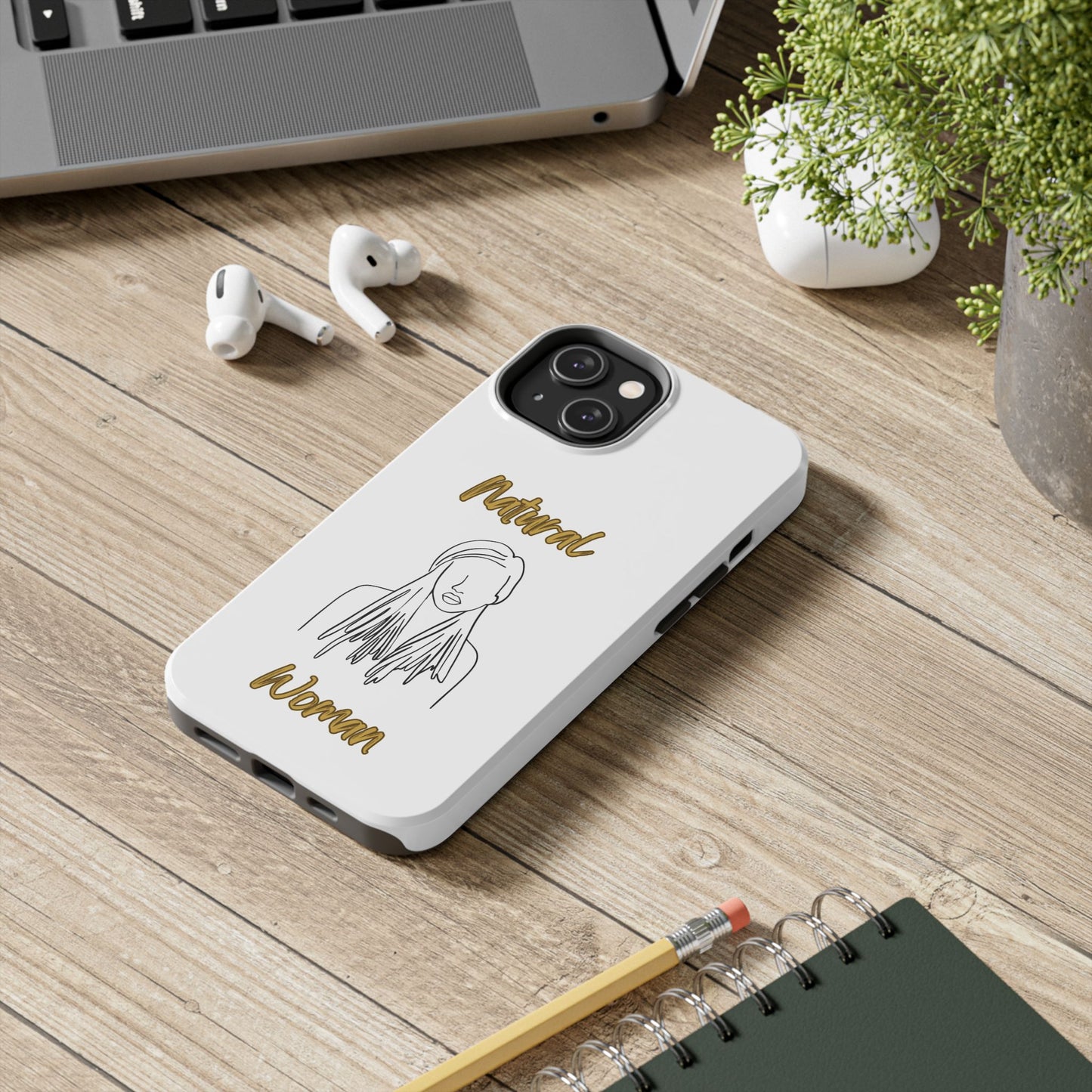 Natural Woman Content (BL)Tough Phone Cases WHITE