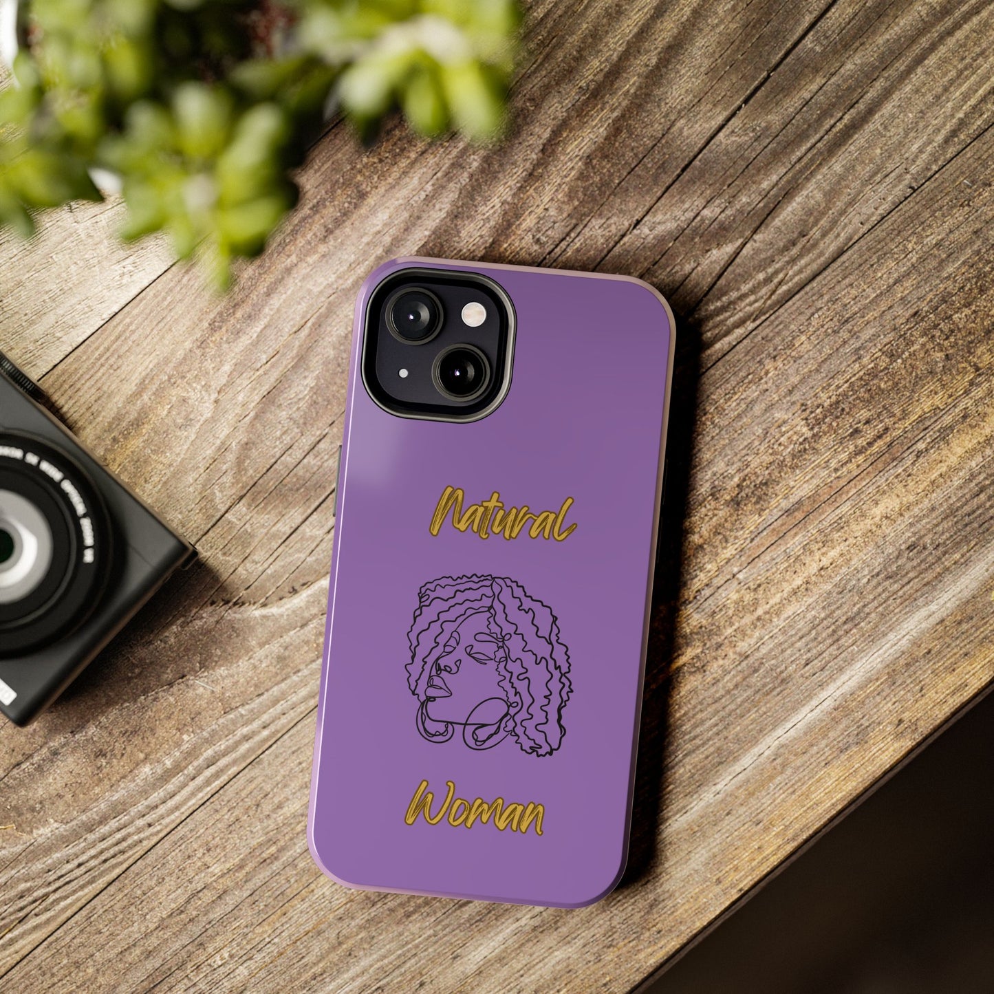 Natural Woman Naturally Me (BL)Tough Phone Cases LIGHT PURPLE