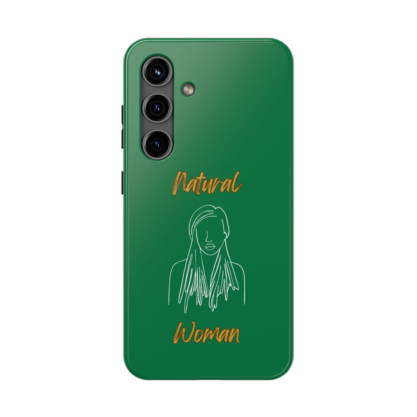 Natural Woman Content (WL)Tough Phone Cases DARK GREEN