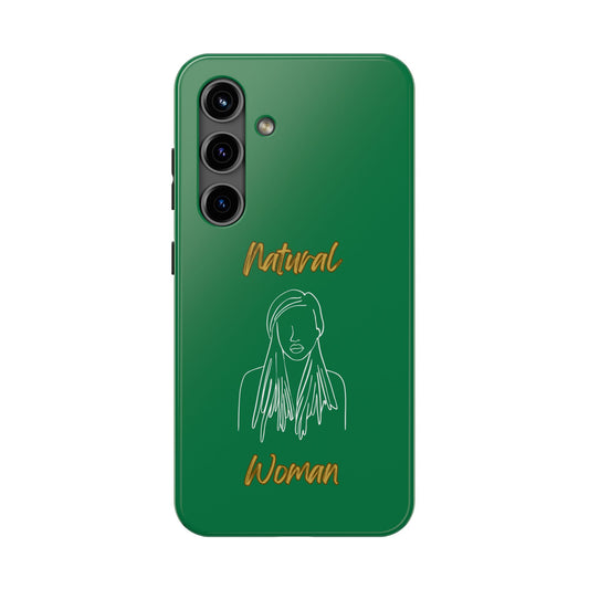Natural Woman Content (WL)Tough Phone Cases DARK GREEN