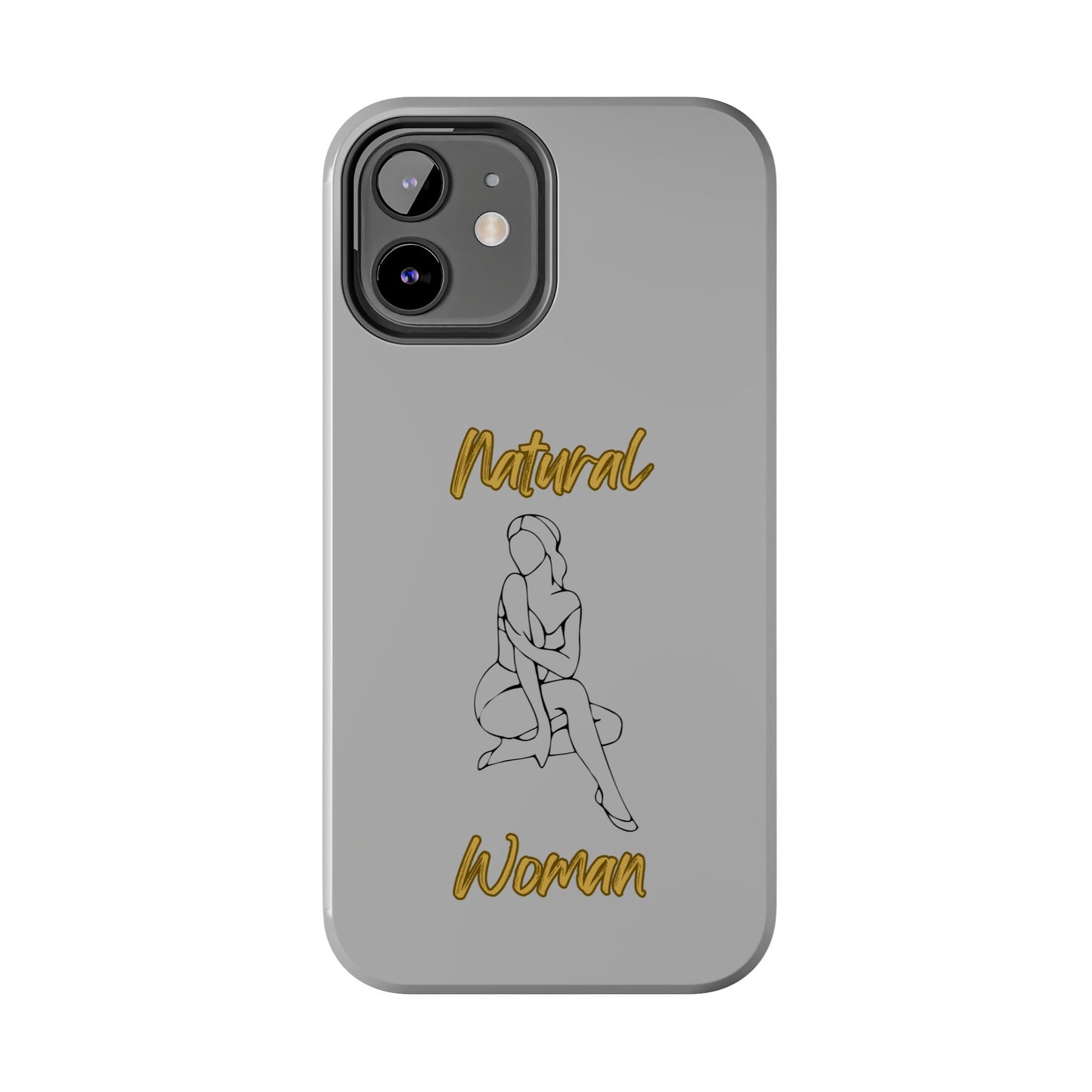 Natural Woman Shoulder Action (BL)Tough Phone Cases LIGHT GREY