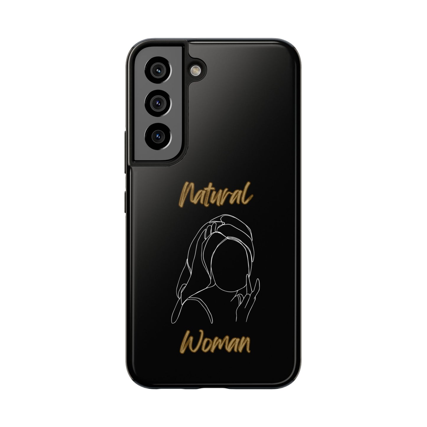 Natural Woman Towel Wrapped (WL)Tough Phone Cases BLACK