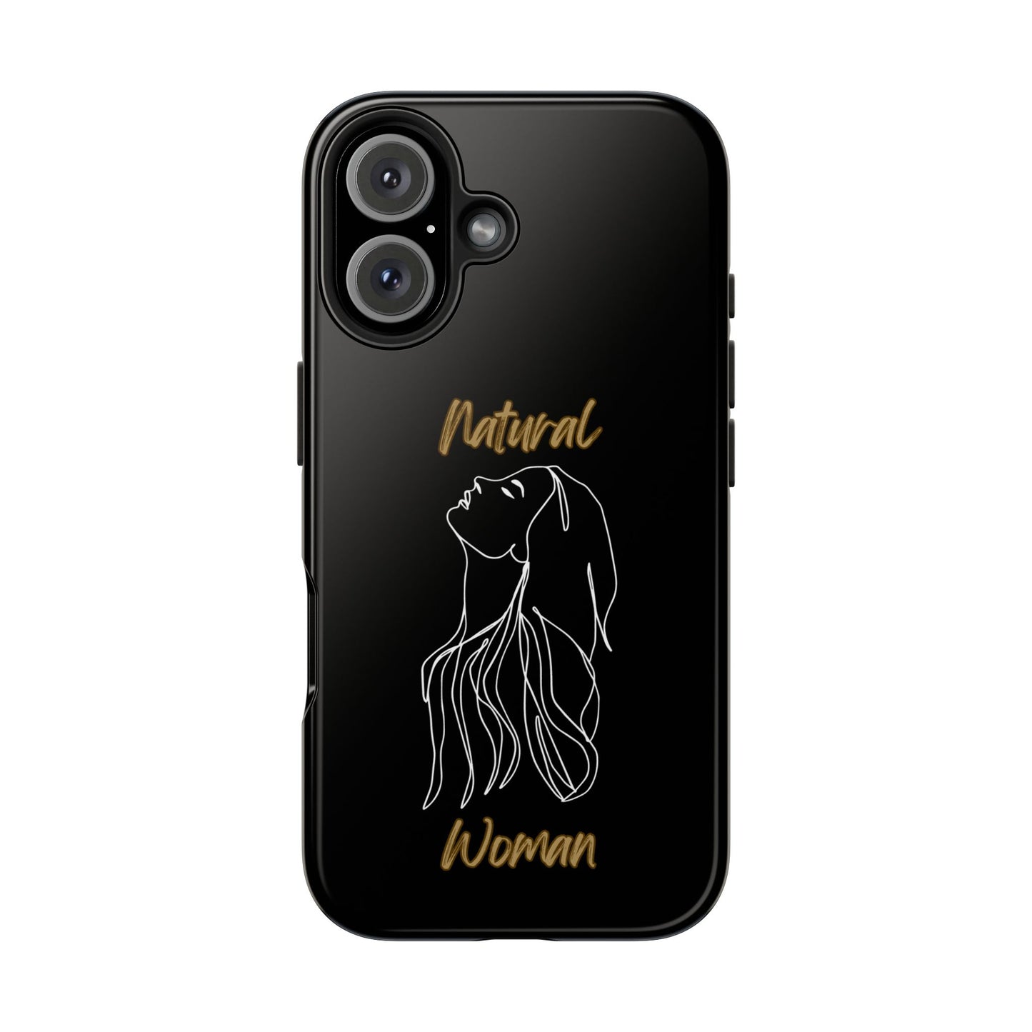 Natural Woman Appreciation (WL)Tough Phone Cases BLACK