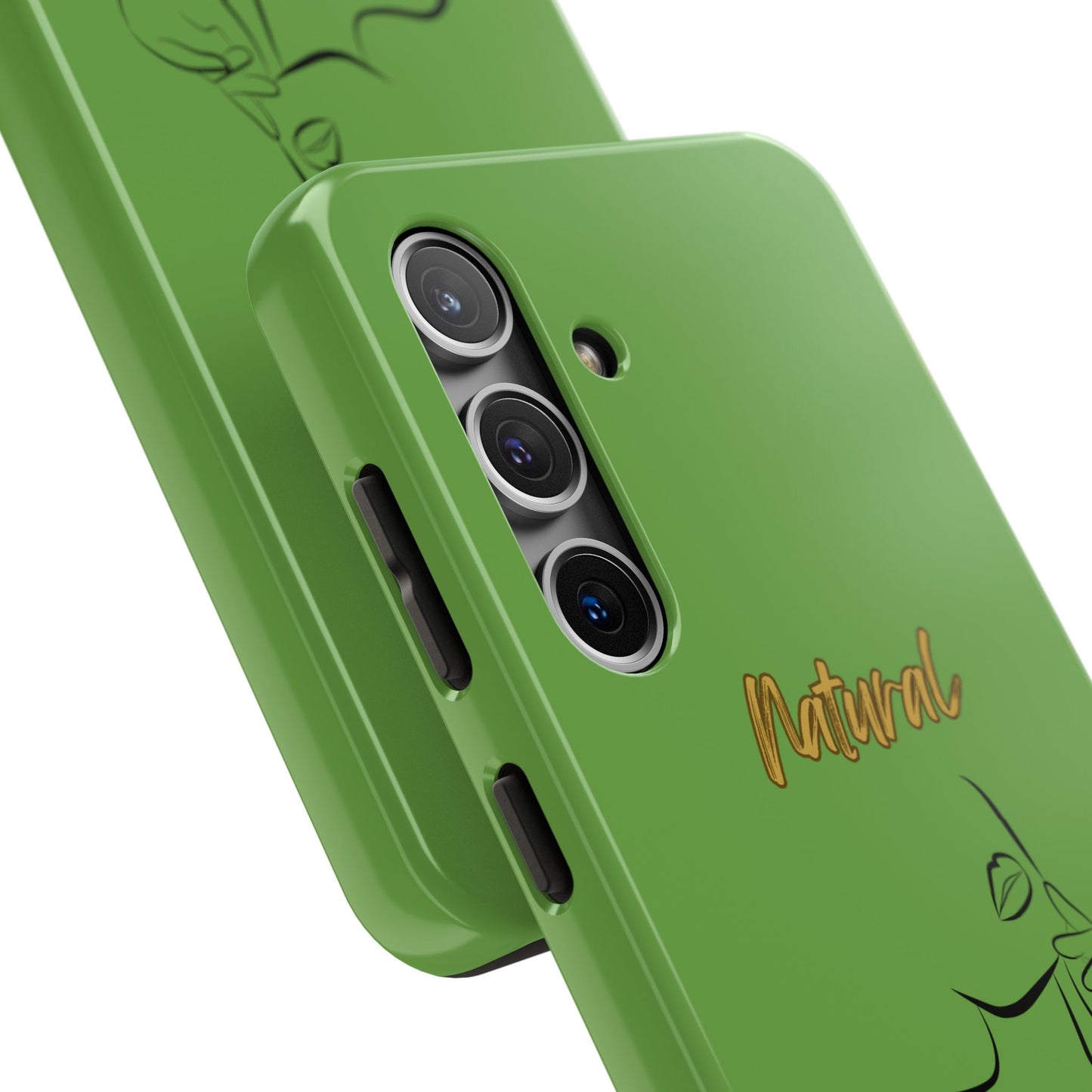 Natural Woman Chin Up (BL)Tough Phone Cases GREEN