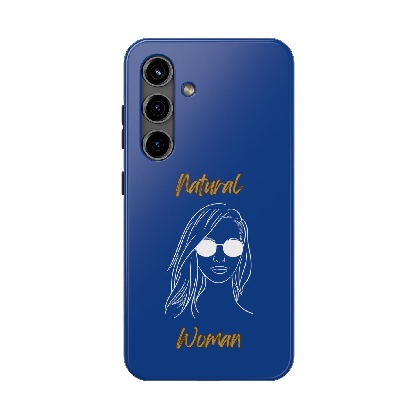 Natural Woman Shades (WL)Tough Phone Cases DARK BLUE
