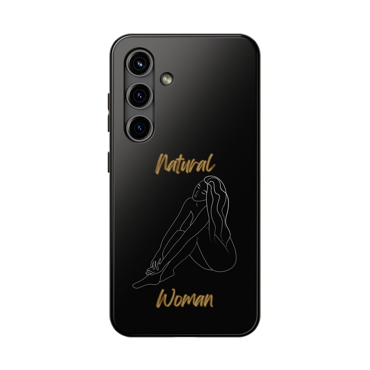 Natural Woman Beauty (WL) Tough Phone Cases BLACK