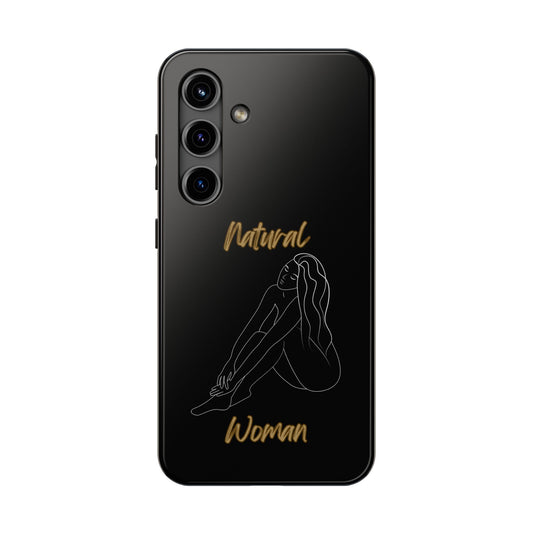 Natural Woman Beauty (WL) Tough Phone Cases BLACK